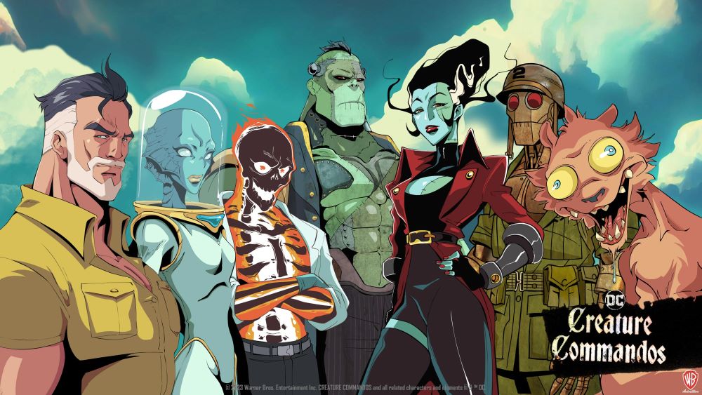 Cover art for Creature Commandos, a DC Studios animated series from James Gunn.