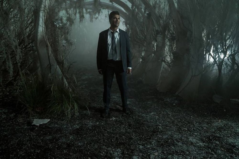 Rama stands in fog-covered woods while looking determined in Doom Patrol Season 4 Episode 6, "Hope Patrol."
