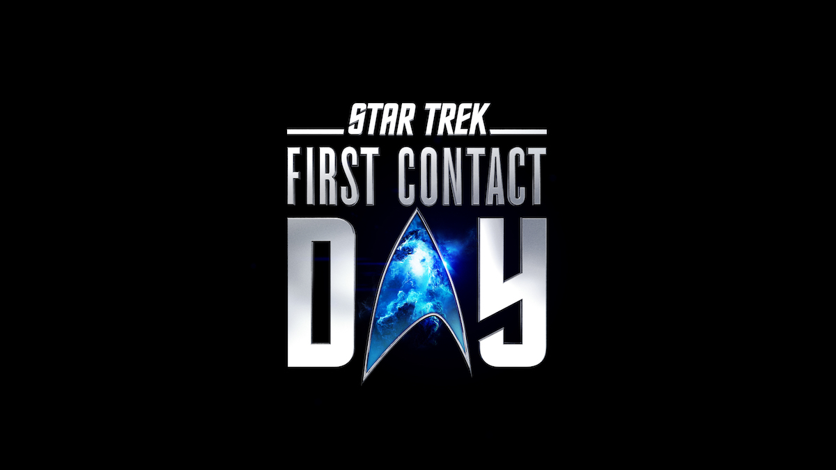 Pictured: Star Trek FIRST CONTACT DAY key art. 