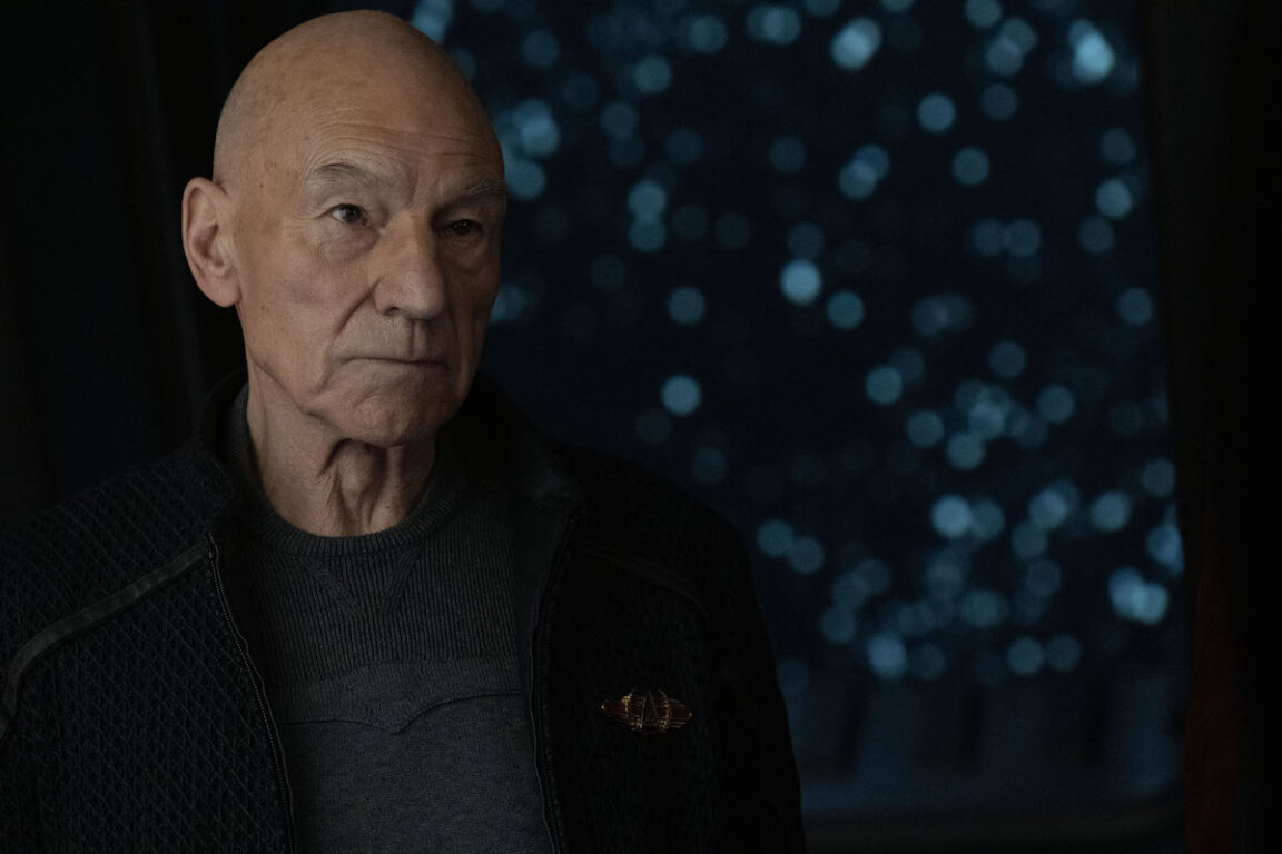 Patrick Stewart as Picard in "Imposters" Episode 305, Star Trek: Picard on Paramount+. 