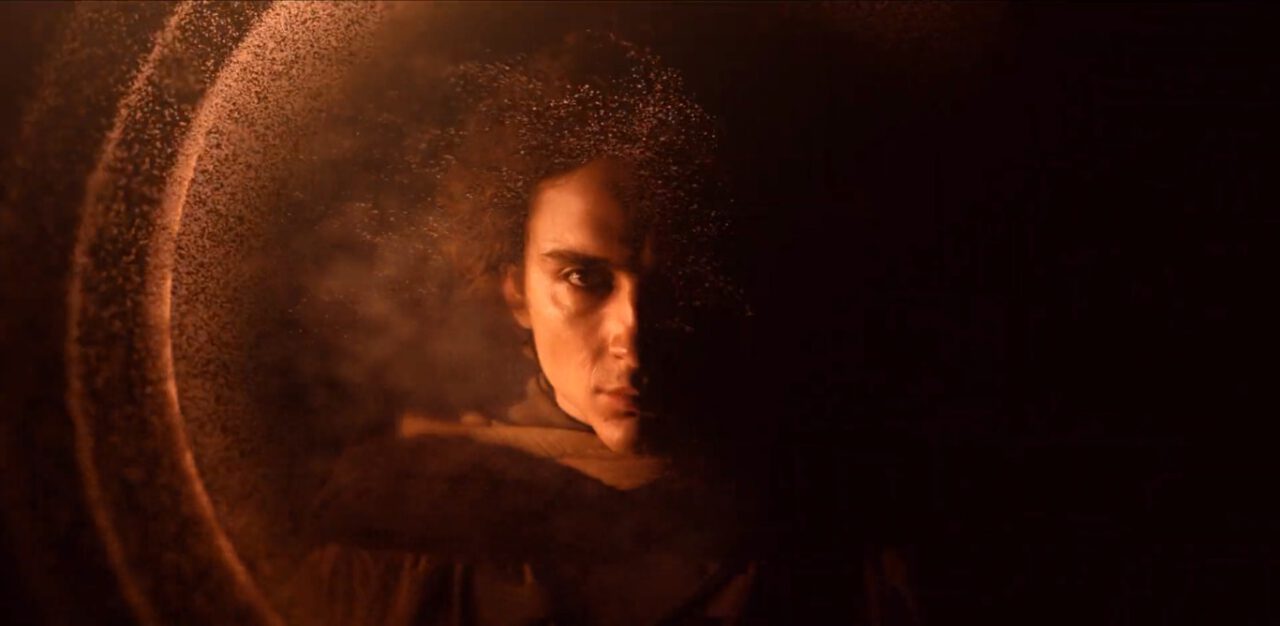 First-look image of Timothée Chalamet as Paul Atreides in Dune: Part Two.
