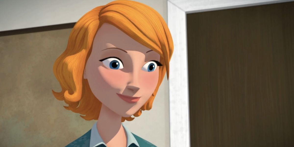 Kate Flores on "Spirit Riding Free" smiling.