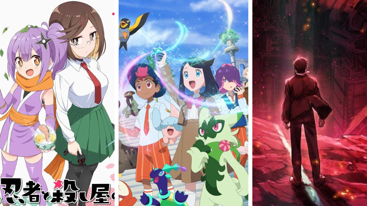 A Ninja and an Assassin Under One Roof (left), Pokémon Horizons: The Search For Laqua (center), Moonrise (right)