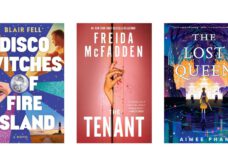 Three new book releases coming out on May 6: Disco Witches of Fire Island, The Tenant, and The Lost Queen