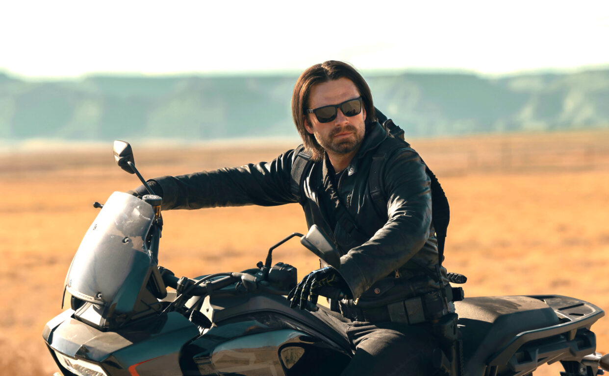Bucky (Sebastian Stan) rescues the Thunderbolts from mercs in Thunderbolts*