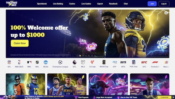 A look at VoltageBet and its impressive welcome bonus.